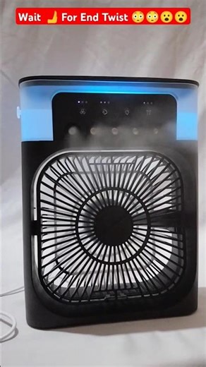 Mini AC Cooler Fan ❄️ USB Water Cooling Fan Review #fans#viral#shorts