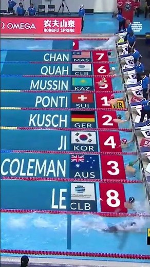 Noe Ponti Smashes Men’s 50m Butterfly World Record AGAIN! #NoePonti