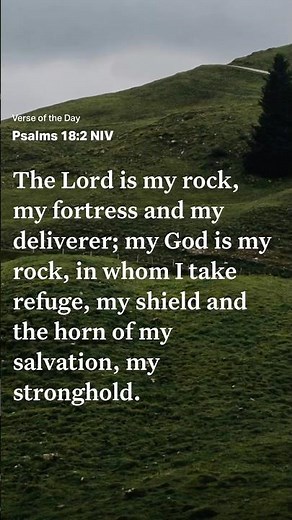 Verse of the Day | Psalm 18:2 NIV | The Lord is my shield and horn of my salvation ❤️