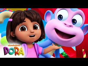 Boots Gets BIG!! 🐵 BRAND NEW Dora Full Scene | Dora & Friends - Videos For Kids