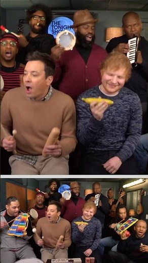 Classroom Instruments w/ #EdSheeran! 🥁 #FallonFlashback
