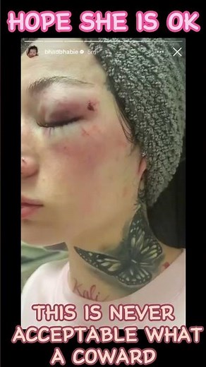 Shocking footage of Bhad Bhabie attacked by boyfriend OUTSIDE