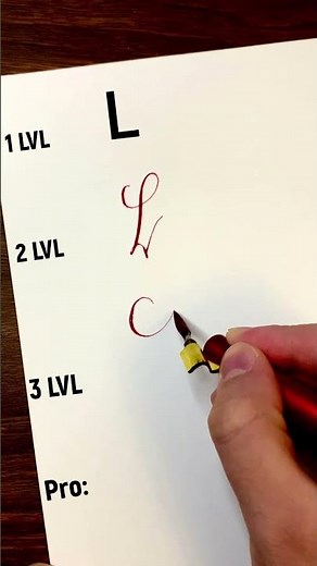 Letter L 4 Styles #art #calligraphy #handwriting