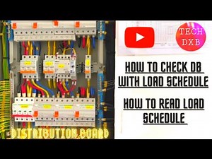 How to Check DB with Load Schedule | How to Read DB Load Schedule