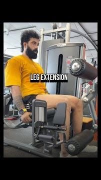 Leg Extension do’s and don’t s ‪@nareshfitnesslifestyle‬