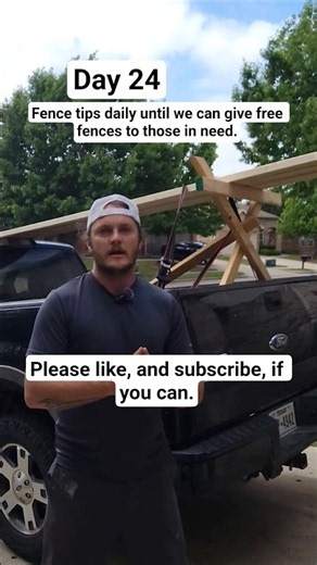 $15 lumber rack! #homeimprovement #diy #fence