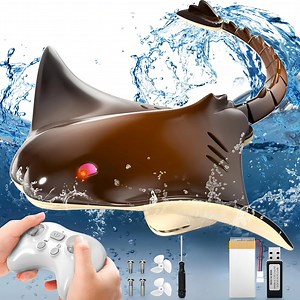 [Hot Item] Indoor Water Toys 2.4GHz Remote Control Stingray Toy Programmable Electric Fish Toy