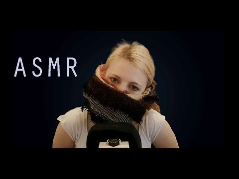 ASMR Whisper | Very Tight Scarfs | Mumbling Through Fabric
