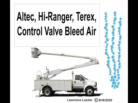 Altec, Hi-Ranger, Terex Control Valve Bleed Air