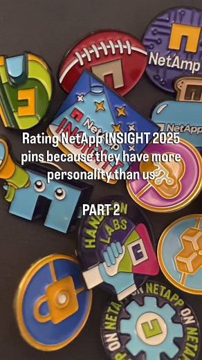12 reactions | Part 2 is here. New #NetAppINSIGHT 2025 pins, new drama, same questionable science. Control group: vibes Variables: sparkle, sass, and server speed Peer-reviewed by… us (again). | NetApp | Facebook