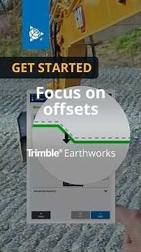 Use offsets in Trimble Earthworks