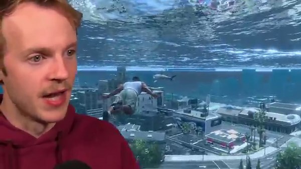 GTA 5 - GIANT Tsunami Destroys Franklin's House!