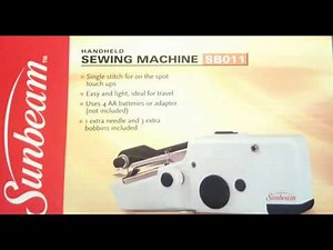 HANDHELD SEWING MACHINE INSTRUCTION MANUAL SBO11 SB022