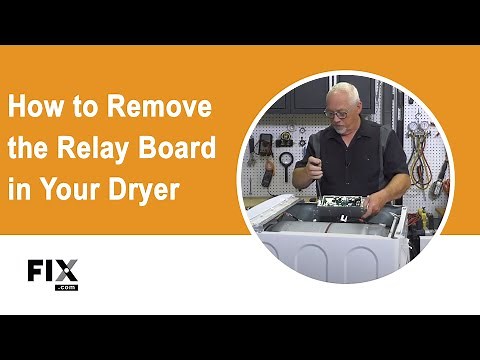 DRYER REPAIR: How to Remove the Relay Board on Your Dryer | FIX.com