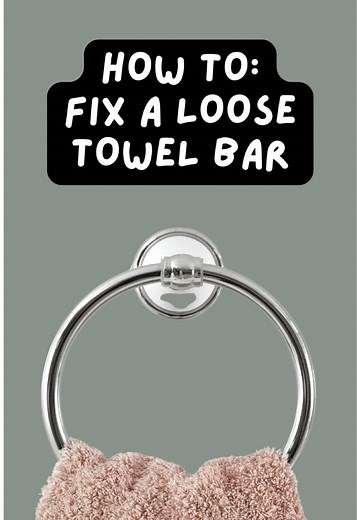 This is why your towel bar keeps coming loose. Grandpa’s easy fix with the right anchors. #GrandpasToolkit #HomeRepair #DIY #DIYTok #HomeTips