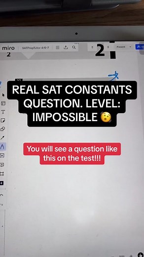 You need to know how to do this problem! @Your SAT/ACT mentor! #sat #digitalsat #dsat #maysat #junesat #satprep #sattutor #satteacher #satmath