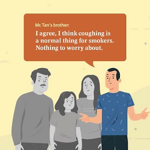 If you know a regular smoker who has been coughing more than usual, what would your advice be? Share with us. #DontWaitOnBreathtakingSymptoms | Boehringer Ingelheim