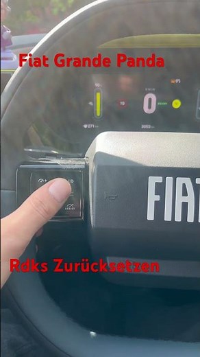 Fiat Grande Panda, tire pressure monitoring system reset! #fiat #Grandepanda, #tdks, #tirepressur...