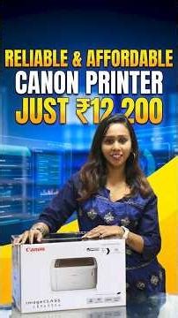 Canon Laser Printer White 🔥 Wireless @ ₹12,200 #trending #shorts #ytshorts #techshorts