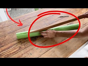 Poke a stick into a pool noodle for this BRILLIANT Christmas idea!