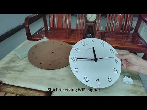 How to install WIFI clock movement