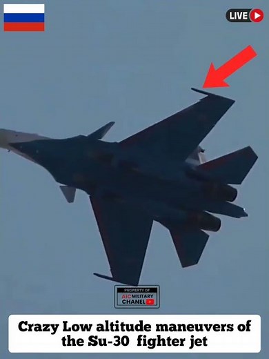 Low altitude maneuvers of the Su-30 fighter jet #shortvideo