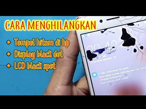 How to remove spots on cellphone LCD || remove black dot display || black spot lcd screen repair