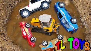 Rescue Car Toys Buried After Heavy Rain | TL Toys ❤ Don't forget to like , comment on, share and subscribe to my channel ❤ Subscribe : https://bit.ly/2JicYGx ▶︎ More Video : https://bit.ly/3c6T8eg ❤ Thanks for watching our video ❤ | MKTD Power Rangers
