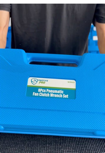 Shrugging with stubborn fan clutch? This 8-piece fan clutch wrench set makes the job fast and easy,perfect fit. Soild grip,no more busted knuckles, a must-have for any serious mechanic ,link below #fanclutchtool#mechanictools #autorepair#garagelife #tooltok #carmaintenece