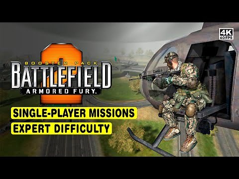 BATTLEFIELD 2: ARMORED FURY • ALL SINGLE PLAYER MAPS • EXPERT DIFFICULTY • 4K