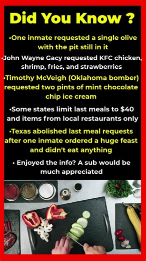 Last Meal Requests That Left Everyone Speechless 🍔