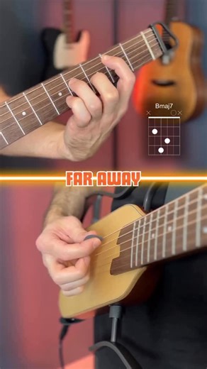 Guitar Coaching Online on Instagram: "far away (nickelback) guitar tutorial with my Hush I PRO by @donnermusic_official #guitarlesson #nickelback #donnerguitar"