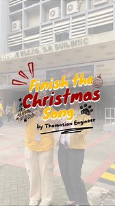 ALL I WANT FOR CHRISTMAS IS… 👀💸🍀 The spirit of Christmas is indeed felt with carols that endlessly play during the Yuletide season. As Thomasians have proven that they are excellent in finishing the semester, how well are they in finishing Christmas carols, too? Video clips by Josh Angeles and Benisse De Vera Edited by Sebastian Gauce | Thomasian Engineer