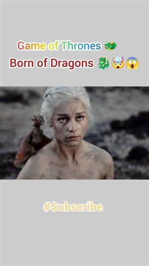 Daenerys Born of Dragons🐲🐉#shorts #gameofthrones #daenerystargaryen #dragon #trending #viral #movie