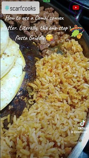 How to use a Comal convex platter. Literally, the one-stop fiesta Griddle 😋