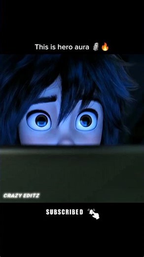 hero aura 🗿🔥। big hero 6 edit । #edit #animation #shorts #bighero #hero #editshorts