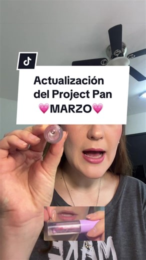Actualización de mi Project Pan del mes de marzo🥰💗 #projectpan #underconsumption #consumoconsciente #maquillaje #consumismo