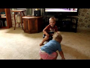 My toddlers dancing AGAIN to the Fresh Beat Band!