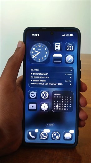 Turn your Android home screen to iPhone home screen #smartphone #ui #originos6 #homescreensetup