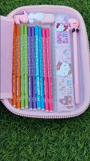 Pink Stationery Unboxing 🎁 | Cute Pencil Box Review✏️ #shorts