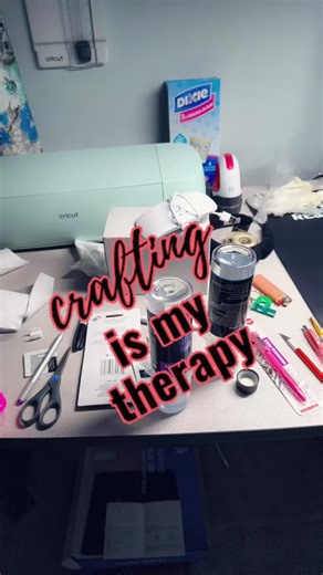 My craft room is coming together so nice!!! what is your therapy?? #therapy #crafting #crafttok #cricutsupplies #resinart