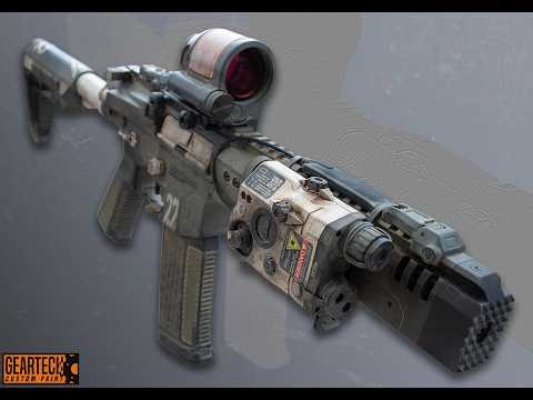 How to paint your airsoft. Raven Evolution Rebel P9