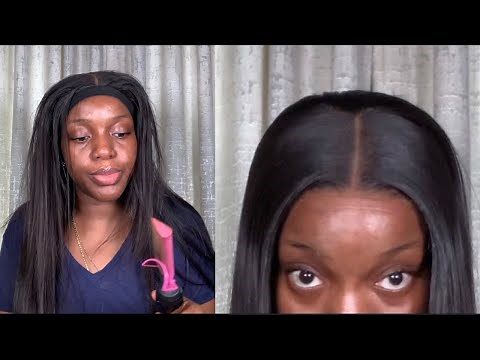 HOW TO GET YOUR WIG ON FLAT FLAT WITH A HOT COMB | THE RIGHT WAY | NO MANNEQUIN NEEDED