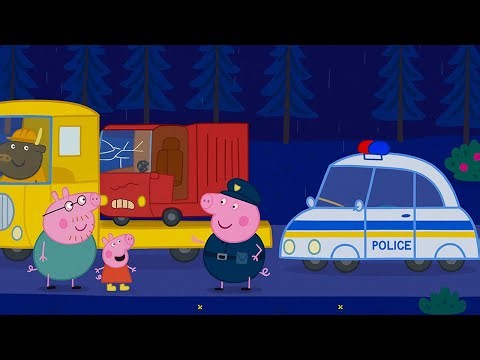 🌧️🚓 Rainy Night Incident! | Peppa Pig Animation