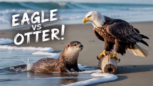 Predator vs. Prey: Eagle vs. Otter!