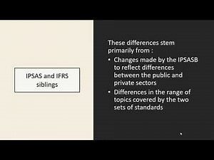 IPSAS Vs IFRS