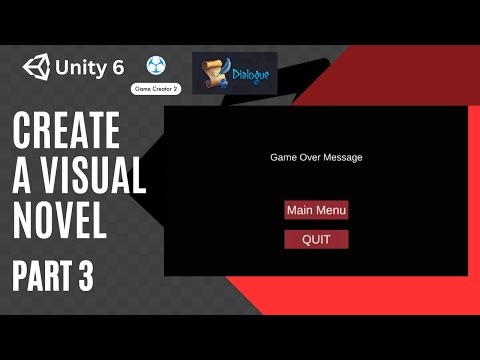 How To Make Your Own Visual Novel With Game Creator 2 - Part 3