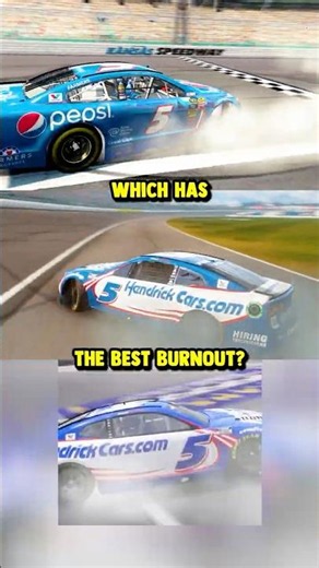 NASCAR 26 burnout compared to other NASCAR games 🔥💨