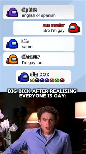 English or Spanish? 😭 Among Us Chat Went Crazy #amongusmeme