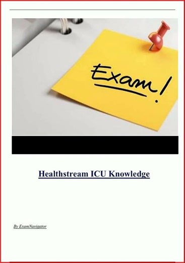Healthstream Icu Knowledge Latest Actual Questions And Answe video